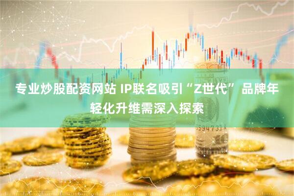 专业炒股配资网站 IP联名吸引“Z世代” 品牌年轻化升维需深入探索